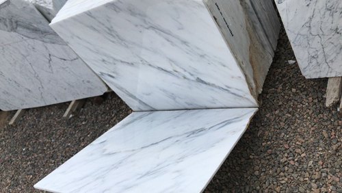 Opal White Marble Slab