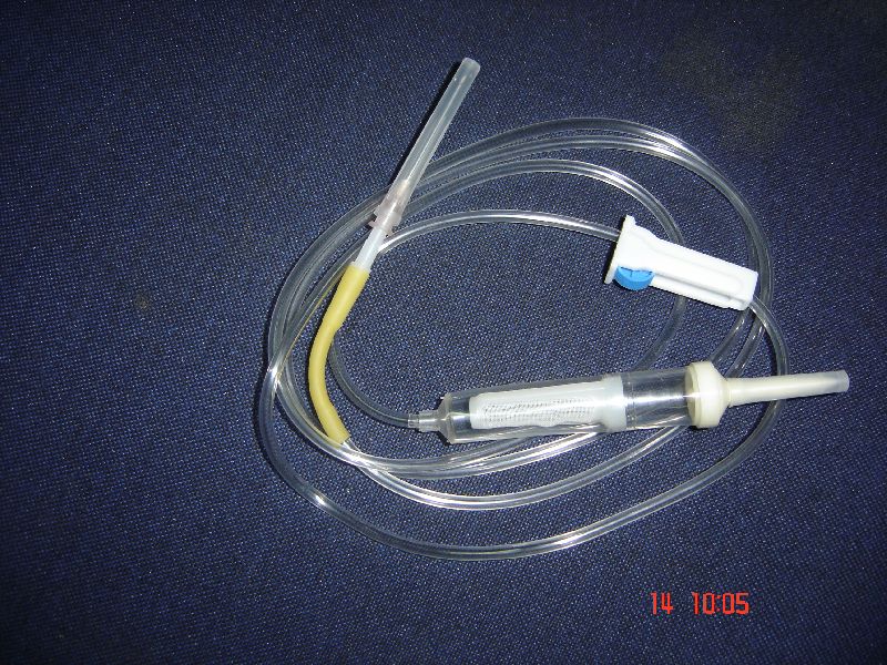 Plastic blood transfusion set, for Clinical Use