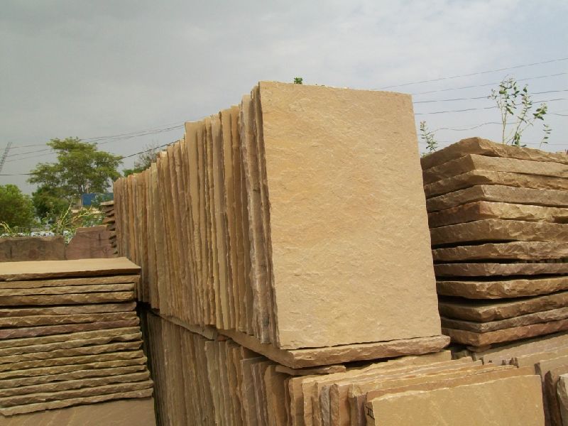Lalitpur Yellow Sandstone Paving Slabs