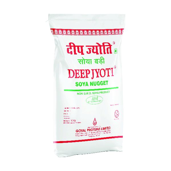 Deep Jyoti Big Soya Nuggets (10 Kg Bag)
