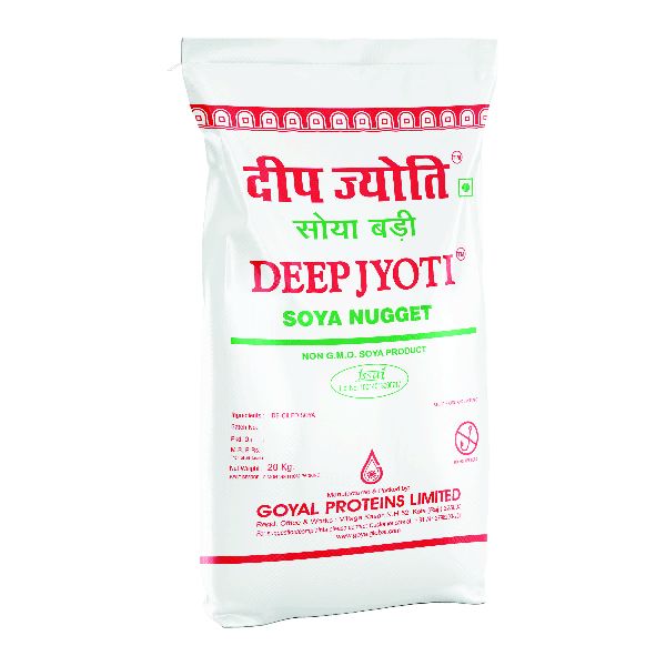 Deep Jyoti Big Soya Nuggets (20 Kg Bag)