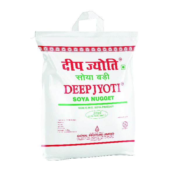 Deep Jyoti Big Soya Nuggets (5 Kg Bag)