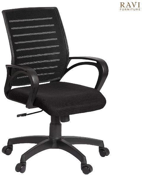Polished Metal RF Boom Mesh Chair, for Office, Style : Modern