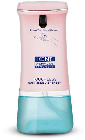 350ml Kent Touchless Sanitizer Dispenser, for Home, Hotel, Office