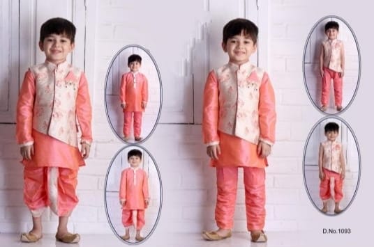 Full Sleeves Cotton Boys Ethnic Wear, Feature : Anti-Wrinkle, Impeccable Finish