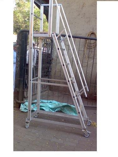 Aluminium Aluminum Movable Ladder