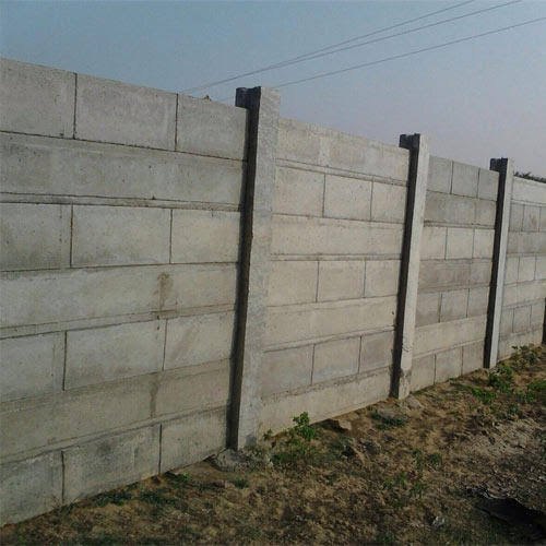 Modular concrete compound wall