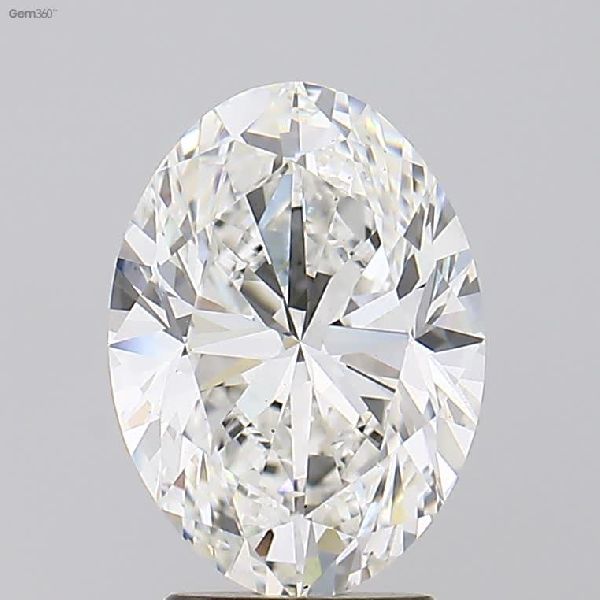 3.02 F VS2 Oval Brilliant CVD IGI Certified Diamond