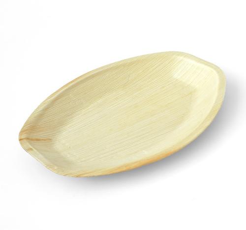 Oval Areca Leaf Plates, for Serving Food, Size : Standard