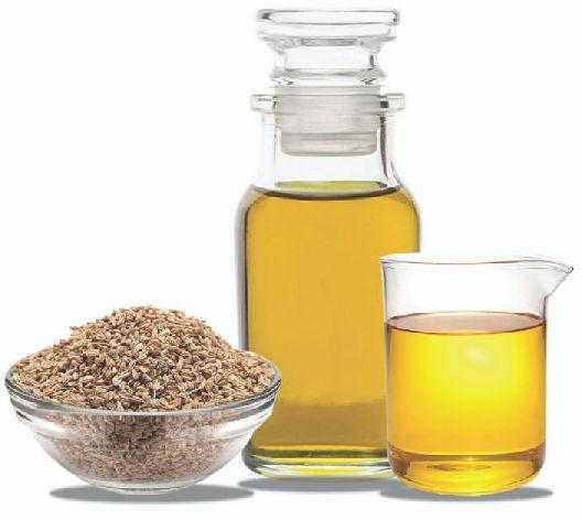 Organic Ajowan Oil, for Medicine, Feature : Antioxidant, Non Harmful, Reduce Digesting Issue
