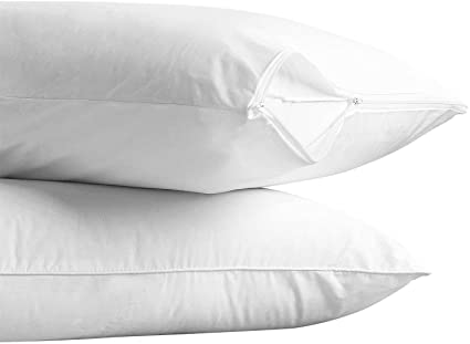 Plain Cotton Waterproof Pillow Protector, Size : Multisizes