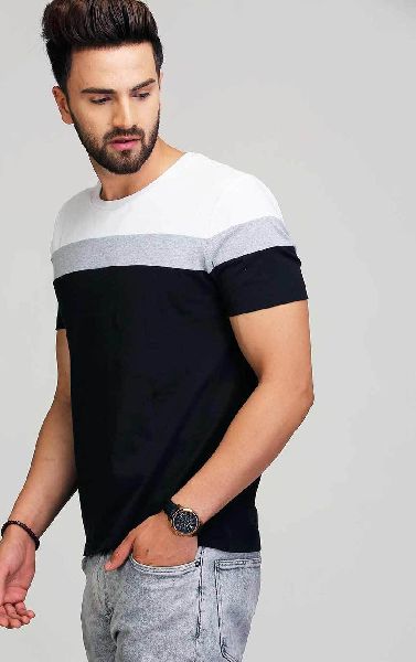 Mens Half Sleeve T-Shirts, Occasion : Casual Wear