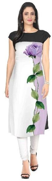 Printed rayon kurti, Feature : Comfortable, Easy Wash, Skin Friendly, Soft Structure