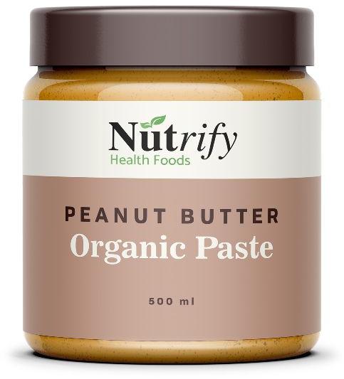 Nutrify Organic Peanut Butter, for Bakery Products, Packaging Size : 500ml