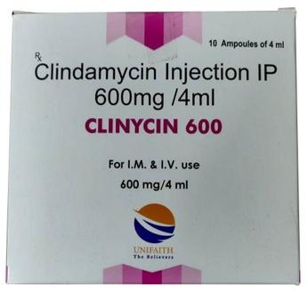 Unifaith Clinycin 600 Injection, Medicine Type : Allopathic