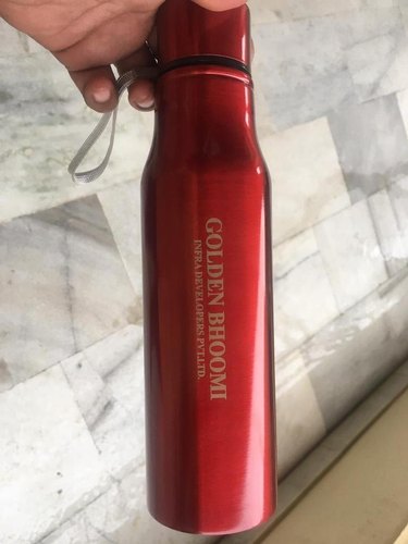 Personalized Steel Water Bottle, Cap Type : Screw Cap