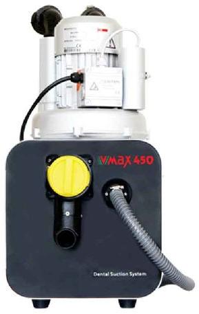 VMAX Suction Unit (450, 1250, 1450), for Dental Clinic, Color : Black