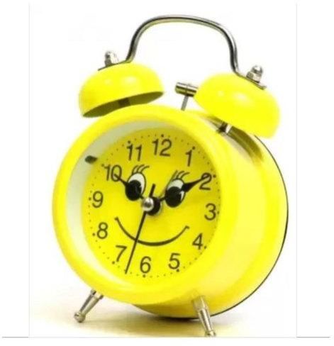 Sigaram Plastic Yellow Alarm Clock, Size : 6', 15.25 Cm X 4', 10.45 X 2', 5.08 Cm