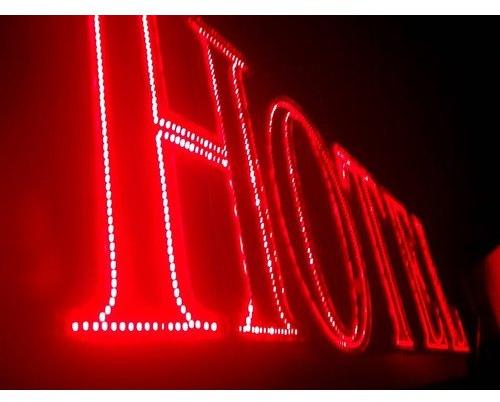Rectangle LED Hotel Sign Board