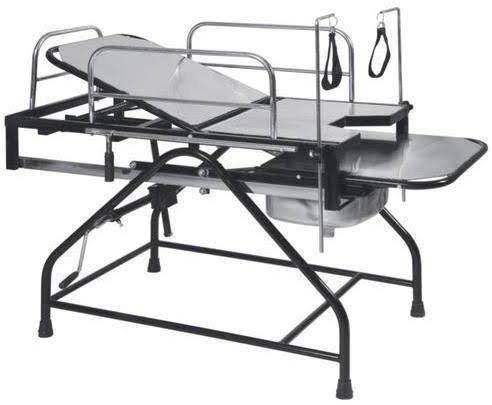 Stainless Steel Telescopic Delivery Table, Color : Black