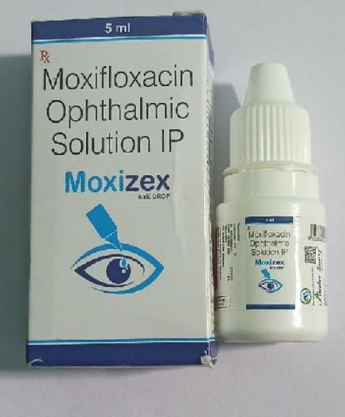 Moxizex Eye Drops, Form : Liquid