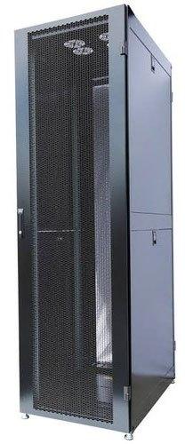 Mild Steel Computer Server Rack, Color : Black