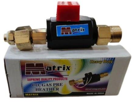 Matrix Brass 750g Co2 Gas Preheater, Power : 125 W