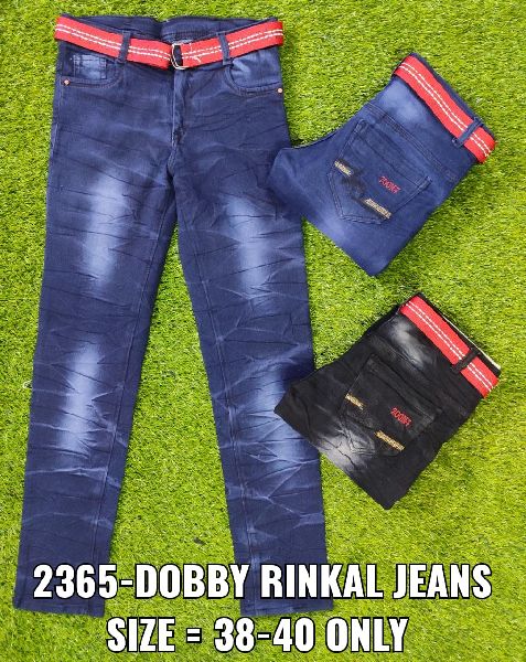 Plain denim jeans, Size : 38-40