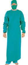 Full Sleeve Cotton Surgical Gown, for Hospital, Size : Standard
