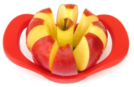 LDL Products Plastic Apple Cutter, Color : Red