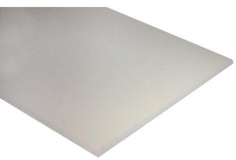 Square 4x4 Inch Polypropylene Sheets, Color : White