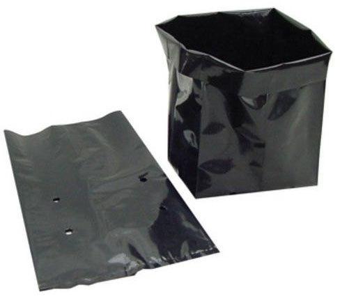 Plain Plastic Nursery Bags, Color : Black