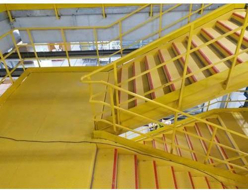 Mild Steel Staircase, Color : Yellow
