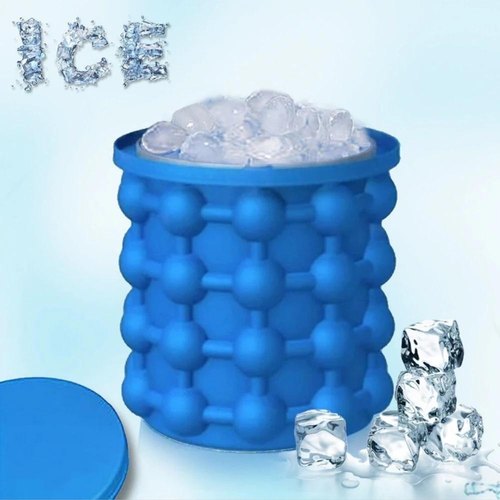 Plastic Ice Bucket, Color : Blue