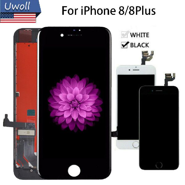 iPhone 8/8 Plus Black White Replacement LCD Touch Screen
