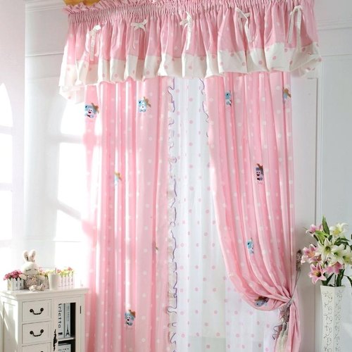 Vibtex Printed Cotton / Polyester Baby curtain, Color : Multi colour