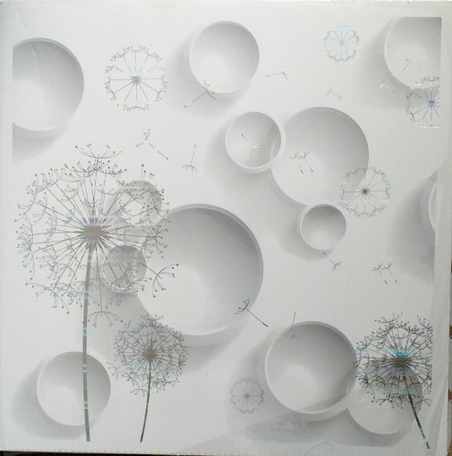 Printed Plastic Wall Panel, Color : White