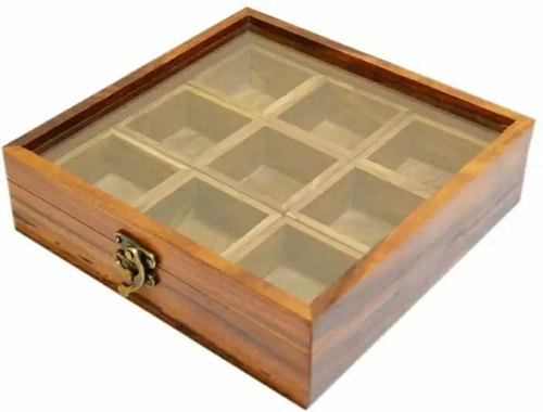 Wood Visiting Card Box, Size : 16x16inches