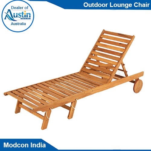 Outdoor Lounge Chair, Color : White