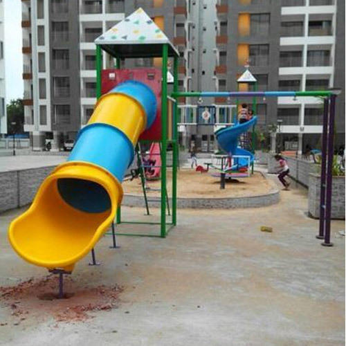 FRP Playground Tube Slide