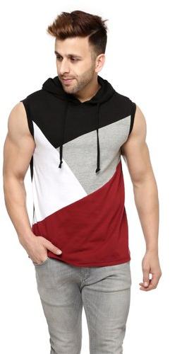 Casual Wear Hooded Vest, Gender : Male