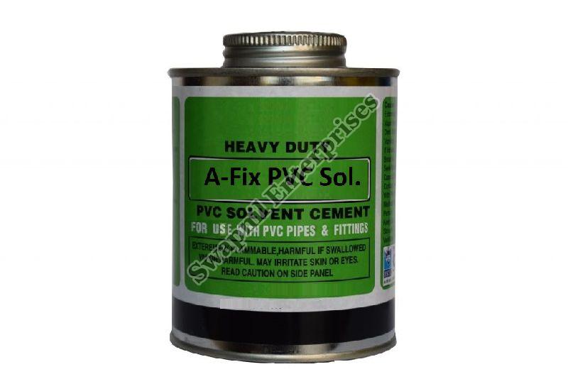 A-Fix PVC Solvent Cement, for Construction Use, Fittings, Joint Filling, Packaging Size : Tin, Can