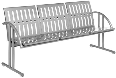 Stainless Steel Park Bench, Size : Customise