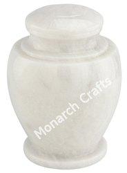 Marble Stone Urn, Color : White