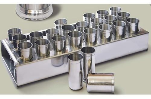 SS Milk Sample Bottle Tray