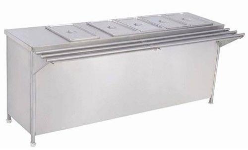 Rectangular Stainless Steel Commercial Bain Marie, Color : Silver