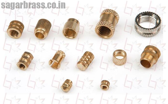 Round Brass Molding Inserts, for Consumer Durable Goods Sectors