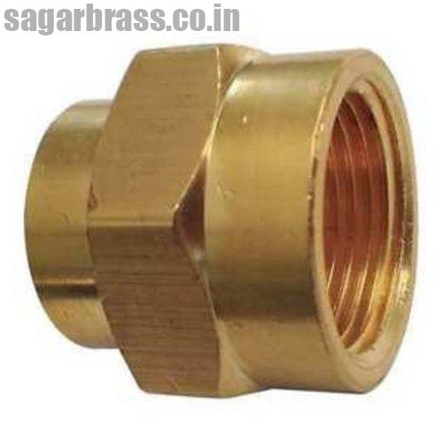Polished Brass Reducing Coupling