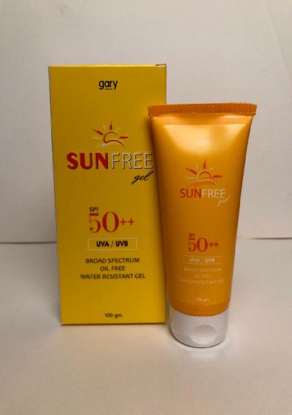 Gary Sunfree Gel, Packaging Type : Plastic Tubes