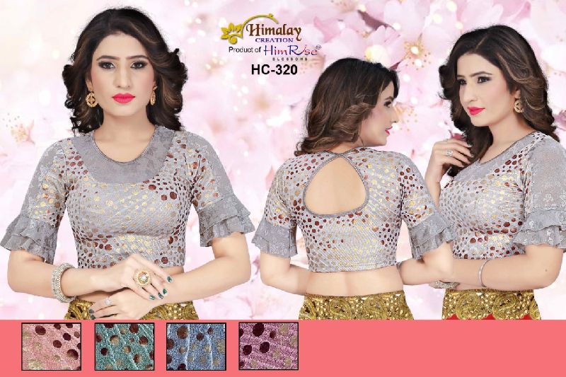Fancy Mix Match Printed Blouse, Occasion : Casual Wear